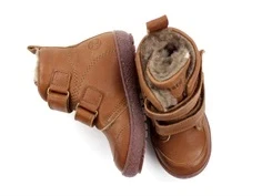 Bisgaard vinterstøvle Storm tan med lammeuld